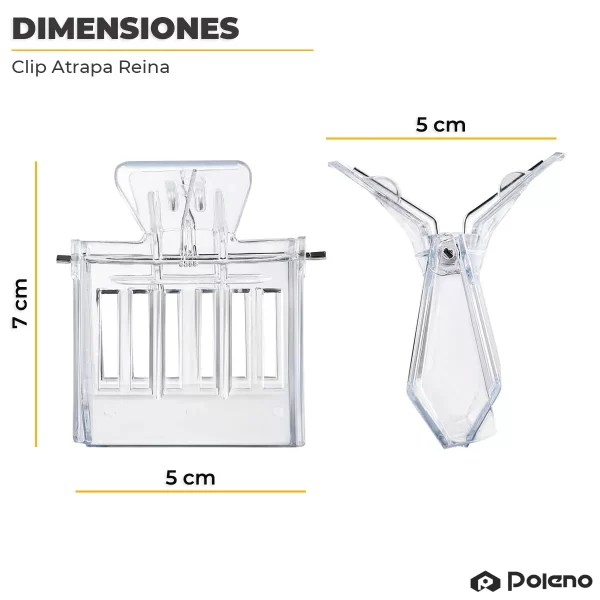Clip Plástico Atrapa Abeja Reina - Imagen 6